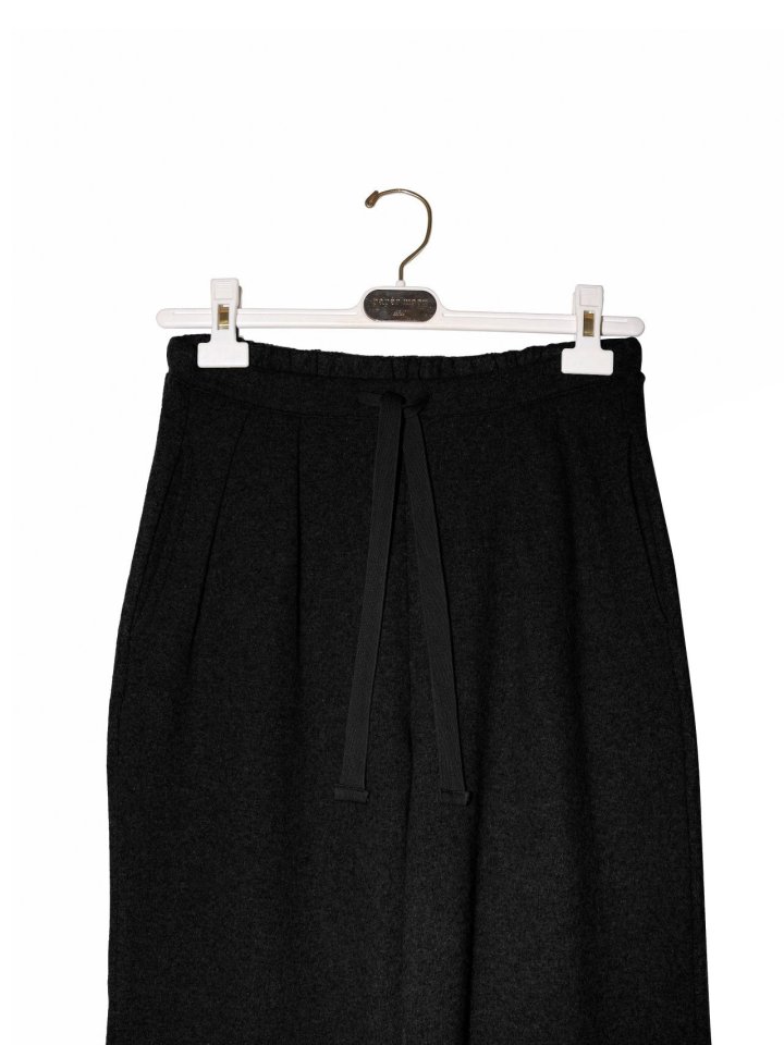 Paper Moon - Korean Women Fashion - #momslook - Wool Pintuck Lounge Trousers - 8