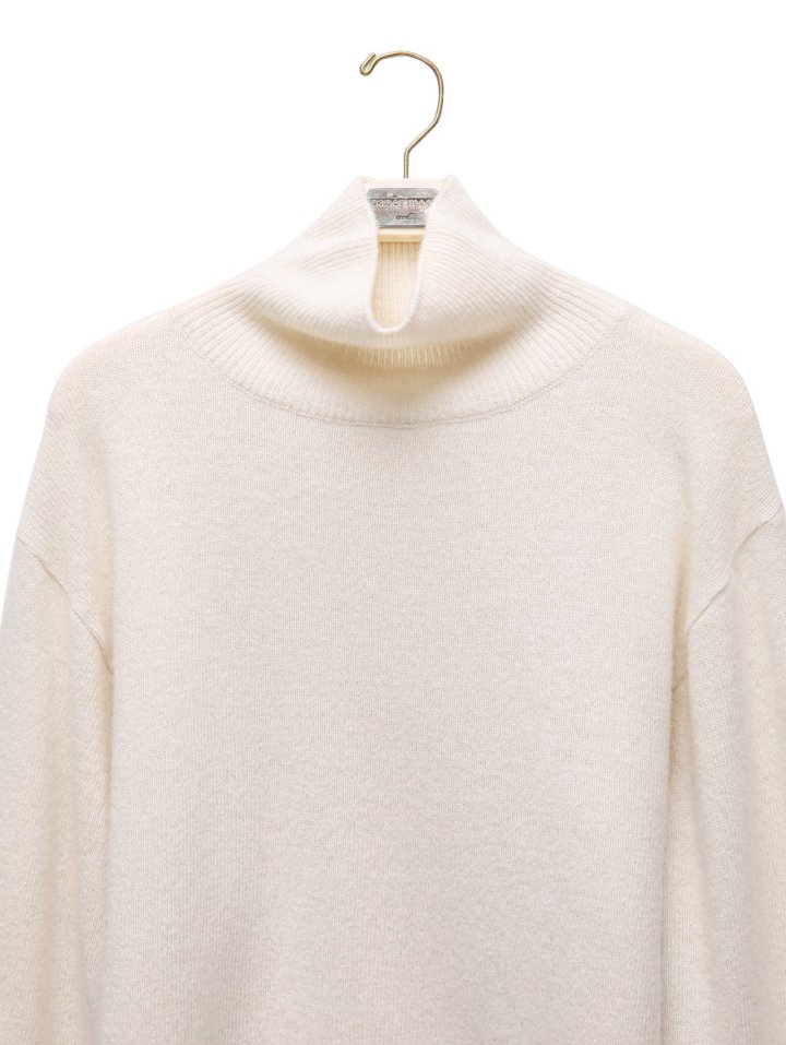 Paper Moon - Korean Women Fashion - #momslook - Classic Cashmere Blend Wool High Neck Knit Top - 11