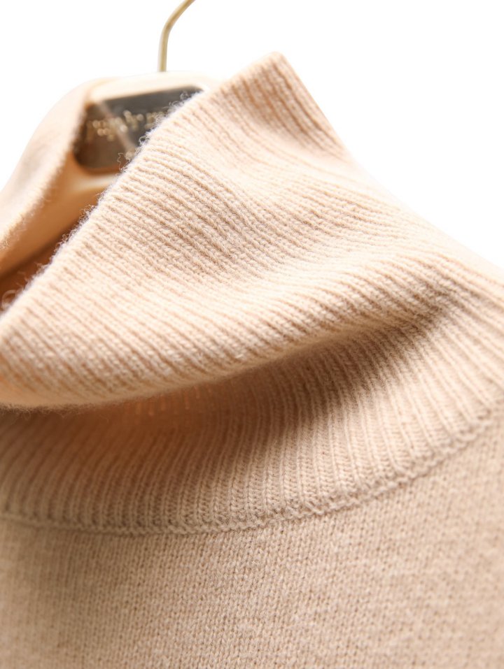 Paper Moon - Korean Women Fashion - #momslook - Classic Cashmere Blend Wool High Neck Knit Top - 11