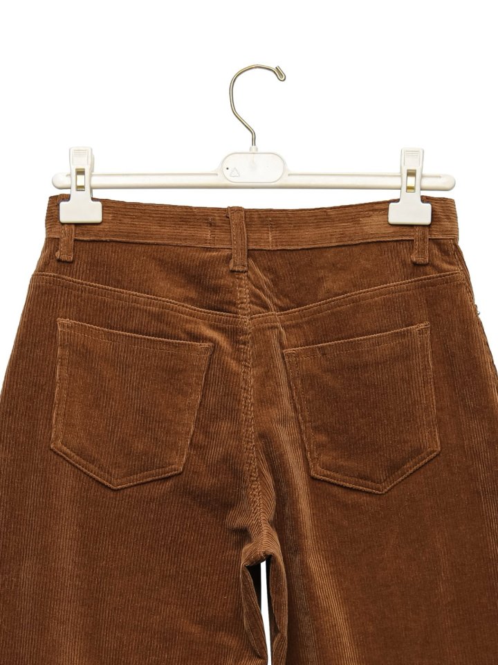 Paper Moon - Korean Women Fashion - #momslook - Classic Corduroy Volume Pants - 12