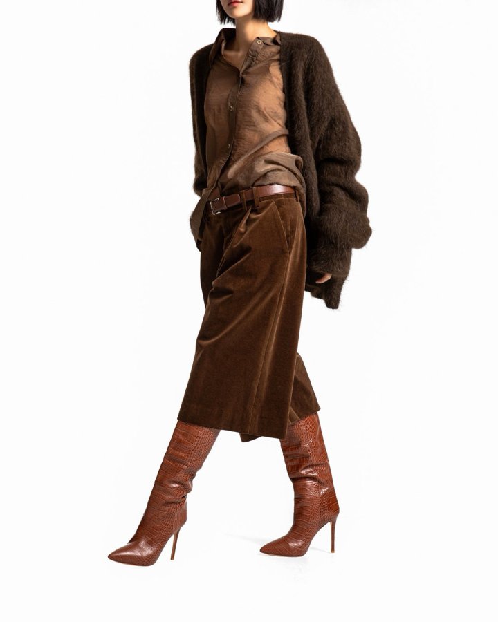 Paper Moon - Korean Women Fashion - #pursuepretty - Luxe Mink Angora Knit Cardigan - 3