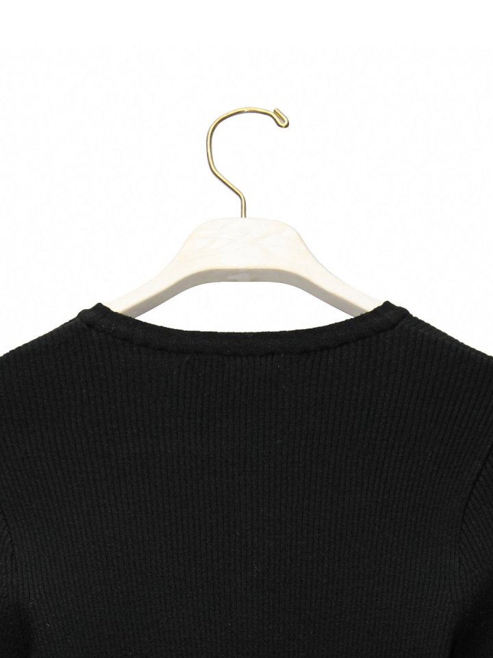 Paper Moon - Korean Women Fashion - #restrostyle - Ribbed Button Down Knit Cardigan - 12