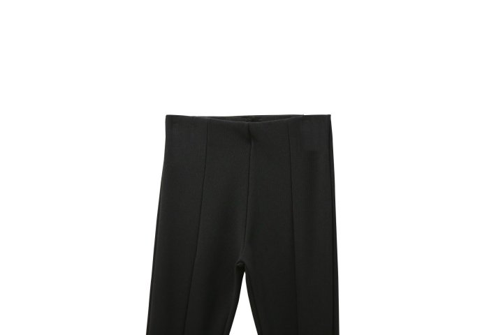 Paper Moon - Korean Women Fashion - #romanticstyle - Ribbed Side Slit Leggings - 12