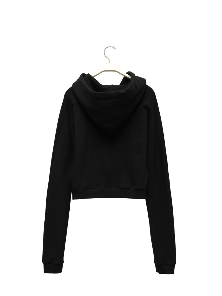 Paper Moon - Korean Women Fashion - #romanticstyle - Round Line Slim Hoodie Zip-Up - 7