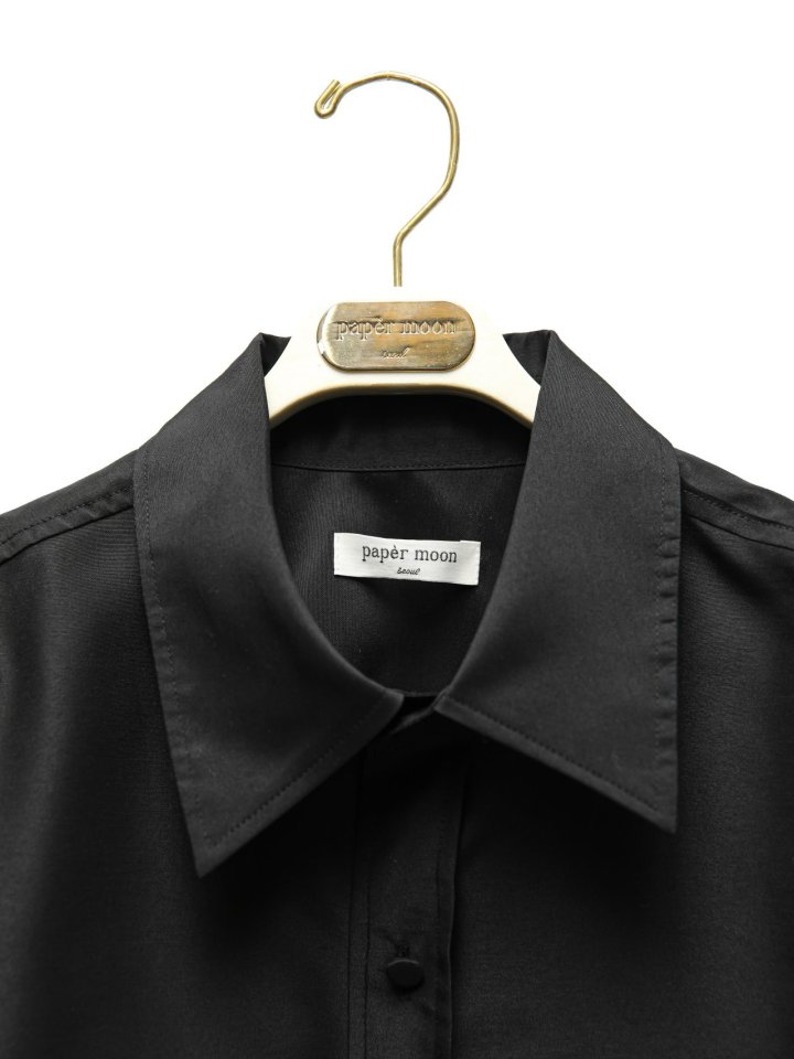 Paper Moon - Korean Women Fashion - #shopsmall - Luxe Double Sleeve Caos Detail Organza Shirt - 7