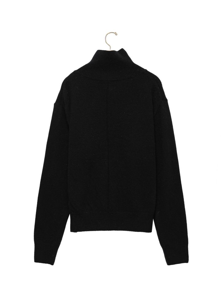 Paper Moon - Korean Women Fashion - #shopsmall - Classic Cashmere Blend Wool High Neck Knit Top - 5