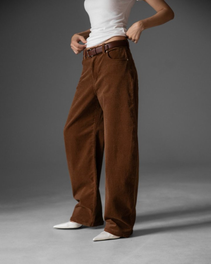 Paper Moon - Korean Women Fashion - #shopsmall - Classic Corduroy Volume Pants - 3