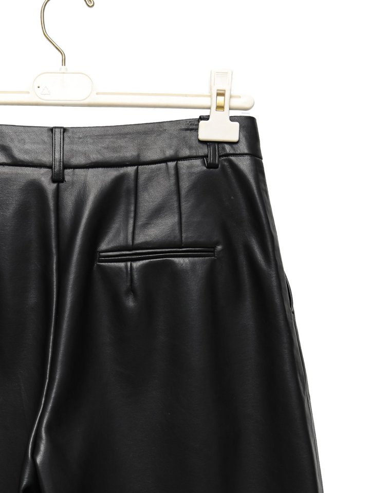 Paper Moon - Korean Women Fashion - #thatsdarling - Classic Wide Fit Shiny Bermuda Trousers - 11