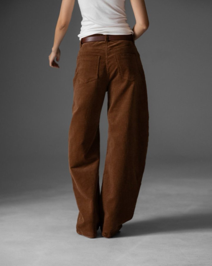 Paper Moon - Korean Women Fashion - #shopsmall - Classic Corduroy Volume Pants - 4