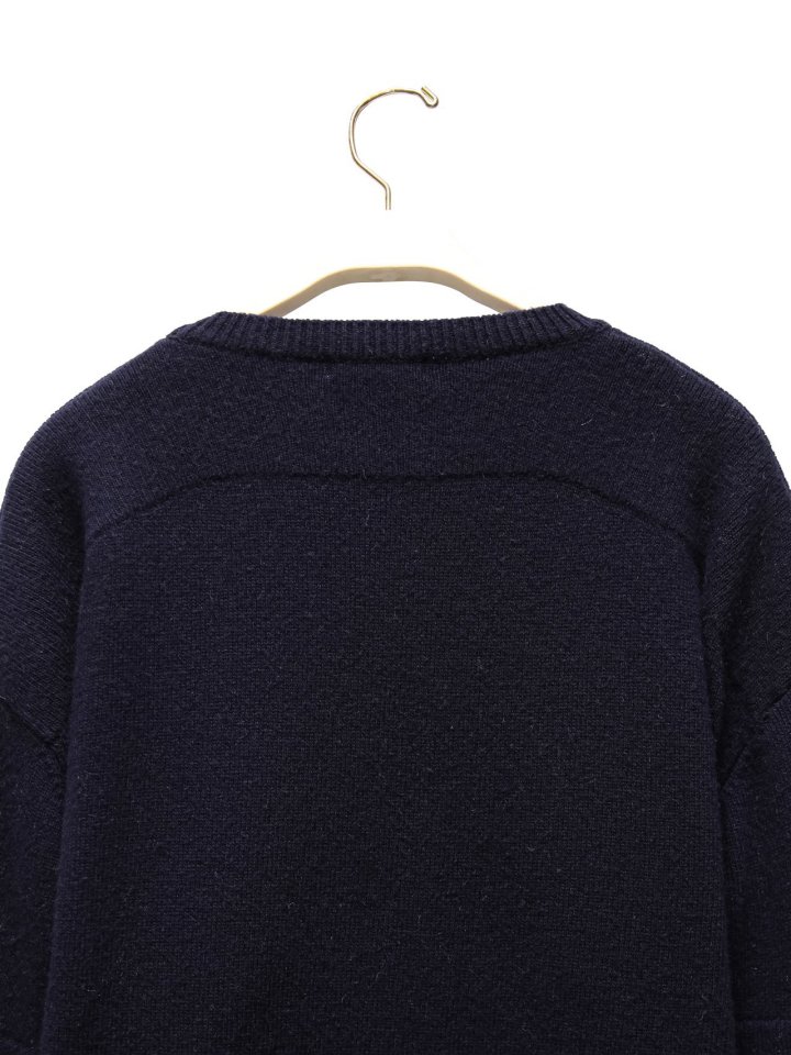 Paper Moon - Korean Women Fashion - #thelittlethings - Double Knitting Shoulder Detail Round Neck Knit - 11