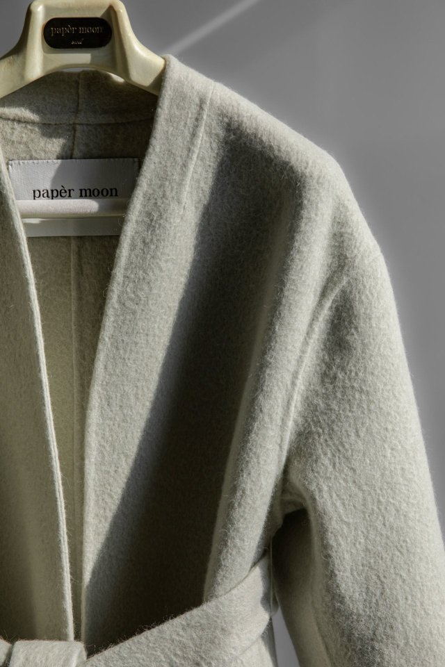 Paper Moon - Korean Women Fashion - #thelittlethings - Luxe Suri Alpaca Fuzzy Handmade Robe Coat - 3