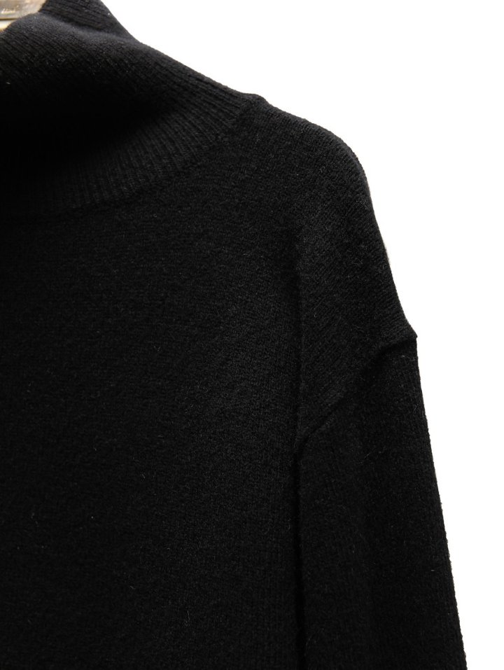 Paper Moon - Korean Women Fashion - #thelittlethings - Classic Cashmere Blend Wool High Neck Knit Top - 7