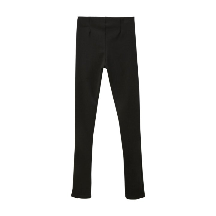 Paper Moon - Korean Women Fashion - #vintageinspired - Ribbed Side Slit Leggings - 8