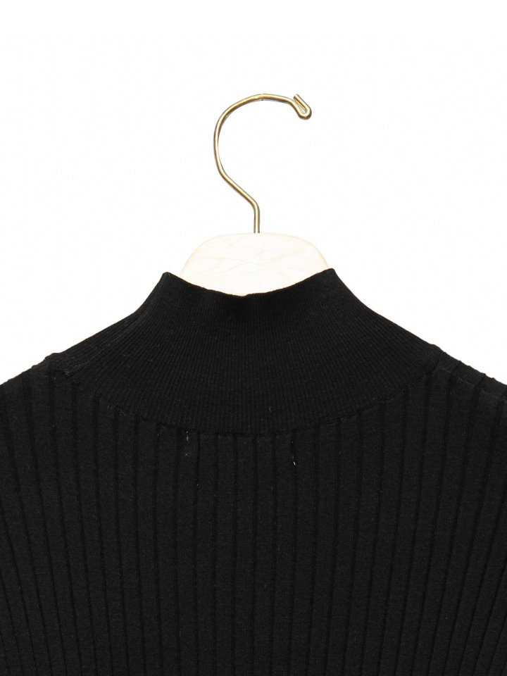Paper Moon - Korean Women Fashion - #vintageinspired - Classic Ribbed Half Turtleneck Knit Top - 10
