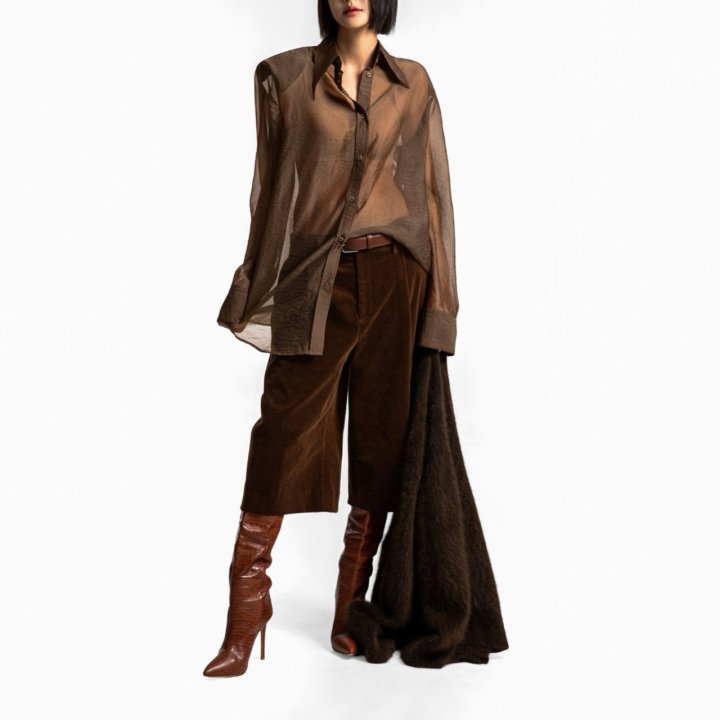 Paper Moon - Korean Women Fashion - #vintagekidsstyle - Luxe Mink Angora Knit Cardigan - 2
