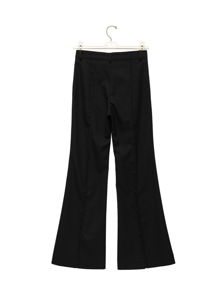 Paper Moon - Korean Women Fashion - #womensfashion - Front Crease Pintuck Flare Pants - 5