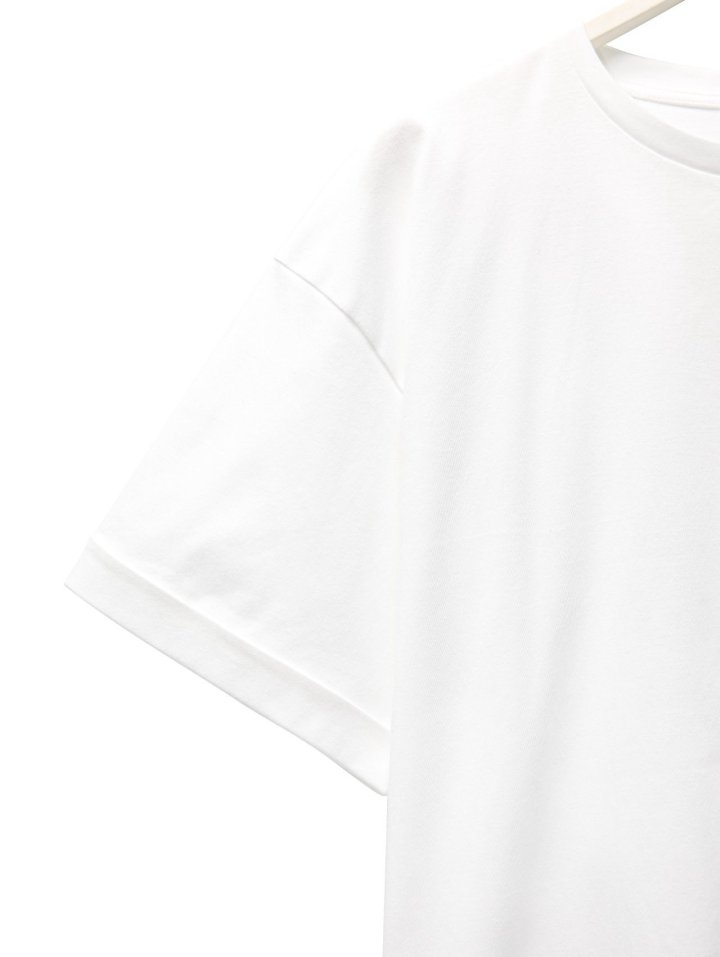 Paper Moon - Korean Women Fashion - #womensfashion - Premium Cotton Roll-Up Tee - 8