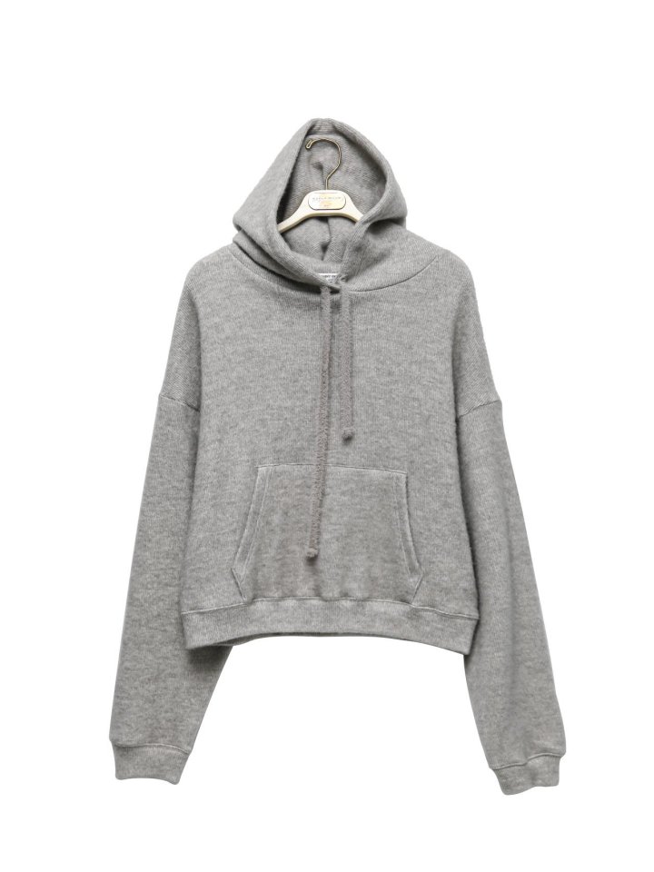 Paper Moon - Korean Women Fashion - #womensfashion - Hairy Texture Cozy Hooded Top - 8