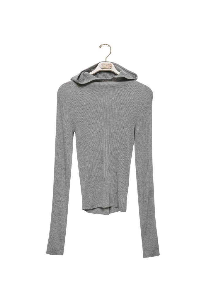 Paper Moon - Korean Women Fashion - #womensfashion - Whole Garment Hood Knit Top - 6