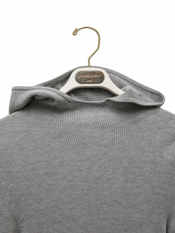Paper Moon - Korean Women Fashion - #womensfashion - Whole Garment Hood Knit Top - 8