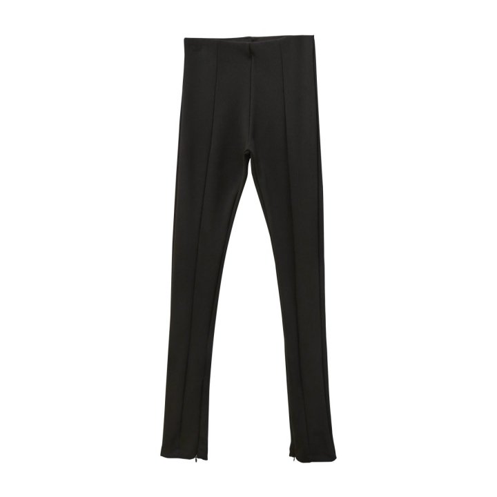 Paper Moon - Korean Women Fashion - #womensfashion - Ribbed Side Slit Leggings - 7