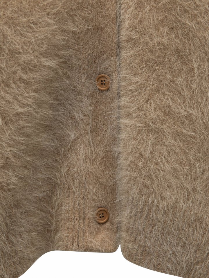 Paper Moon - Korean Women Fashion - #womensfashion - Luxe Mink Angora Knit Cardigan - 11