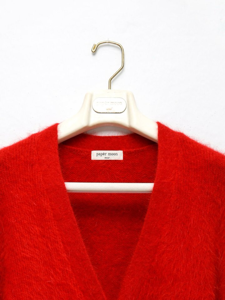 Paper Moon - Korean Women Fashion - #womensfashion - Luxe Mink Angora Knit Cardigan - 8