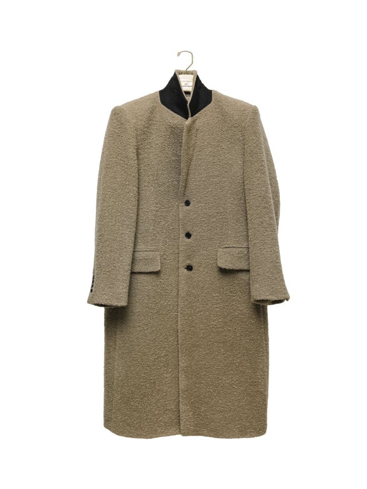 Paper Moon - Korean Women Fashion - #womensfashion - Luxe Bouclé Alpaca Wool Oversized Three Button Maxi Coat - 10
