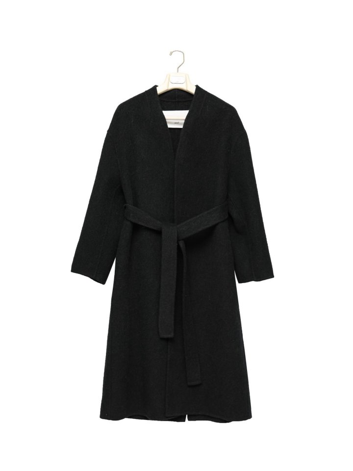 Paper Moon - Korean Women Fashion - #momslook - Luxe Suri Alpaca Fuzzy Handmade Robe Coat - 4