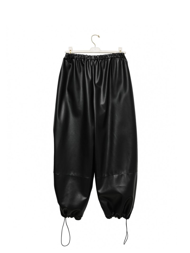 Paper Moon - Korean Women Fashion - #womensfashion - Vegan Volume Jogger Trousers - 6