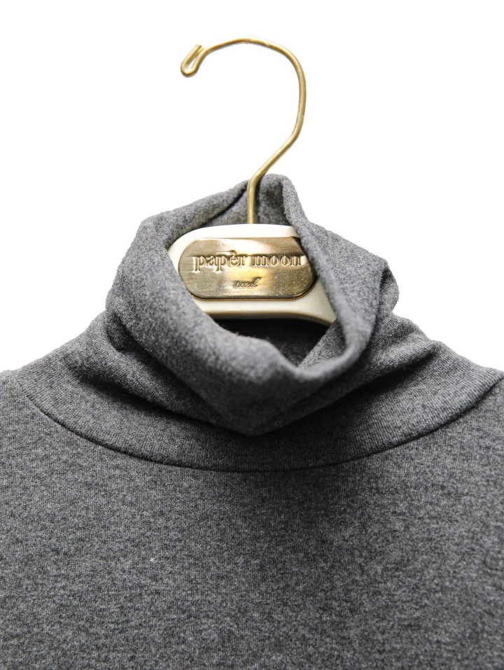 Paper Moon - Korean Women Fashion - #momslook - Soft Warm Texture Classic Turtleneck Tee - 4