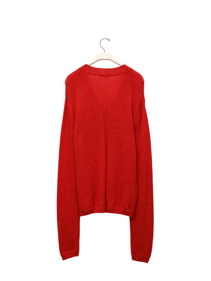 Paper Moon - Korean Women Fashion - #womensfashion - Alpaca Wool Deep V Neck Knit Top - 7