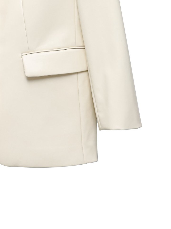 Paper Moon - Korean Women Fashion - #womensfashion - Oversized Shiny Three Button Blazer - 12