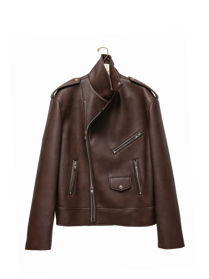 Paper Moon - Korean Women Fashion - #womensfashion - Oversized Chunky Zip Vegan Biker Jacket - 12