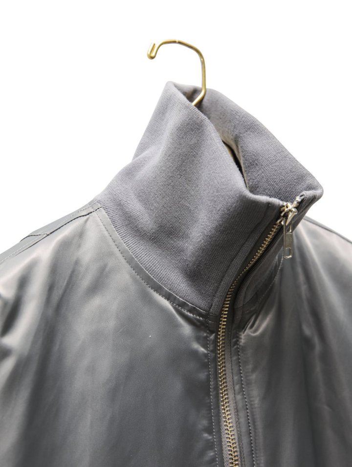 Paper Moon - Korean Women Fashion - #womensfashion - Oversized High Neck Padded Bomber Jacket - 11