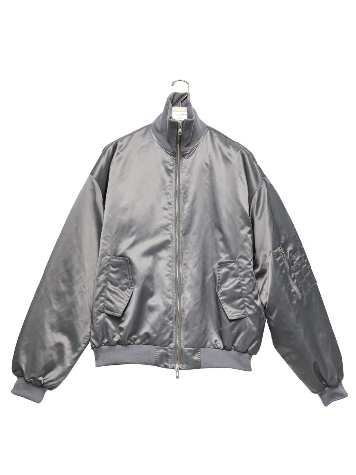 Paper Moon - Korean Women Fashion - #womensfashion - Oversized High Neck Padded Bomber Jacket - 5