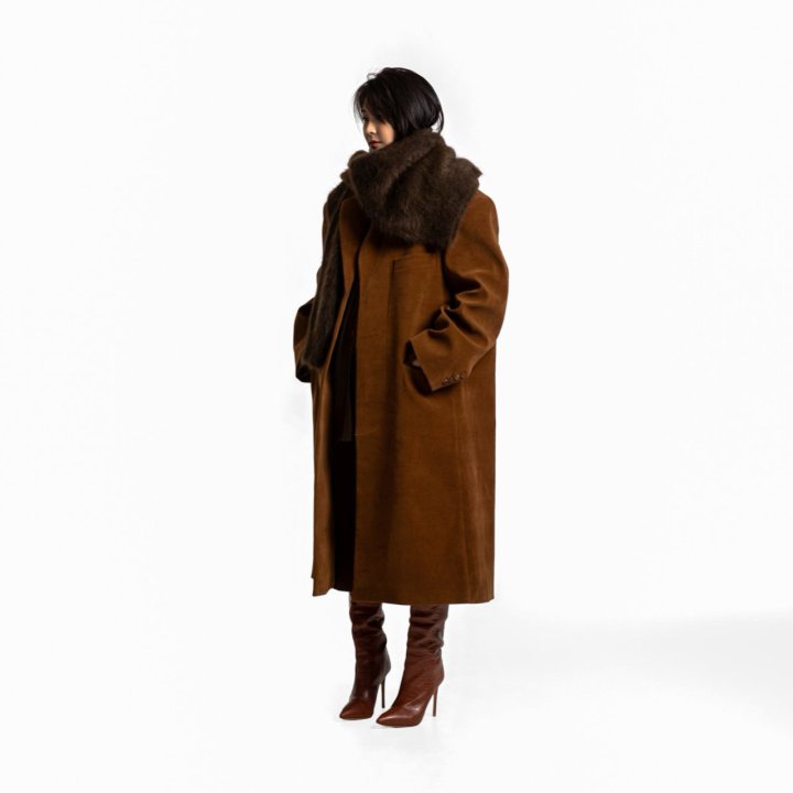 Paper Moon - Korean Women Fashion - #womensfashion - Oversized Hidden Button Single Dobby Coat - 8
