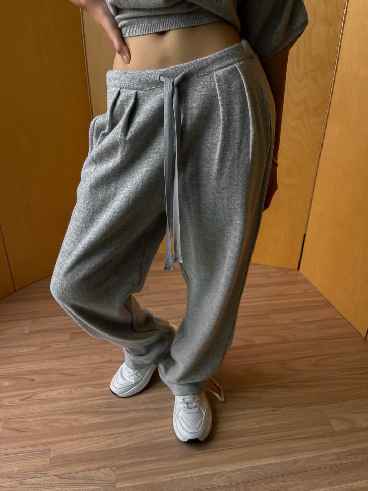 Paper Moon - Korean Women Fashion - #womensfashion - Wool Pintuck Lounge Trousers