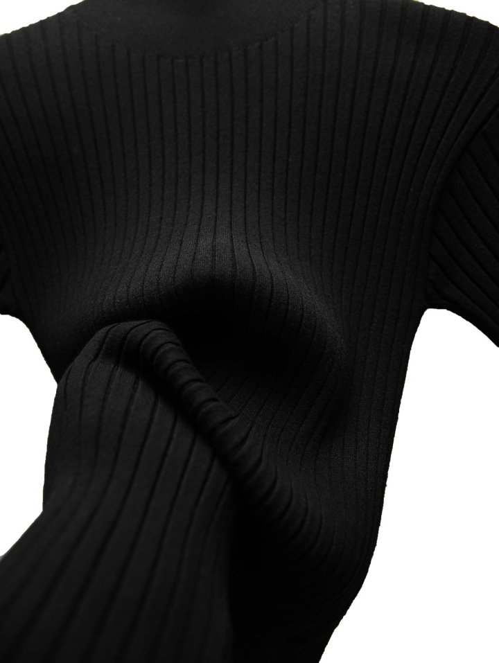 Paper Moon - Korean Women Fashion - #womensfashion - Classic Ribbed Half Turtleneck Knit Top - 9