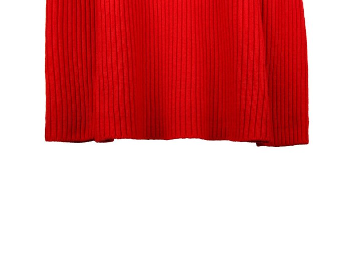 Paper Moon - Korean Women Fashion - #womensfashion - Turtleneck Ribbed Knit Mini One-piece - 9