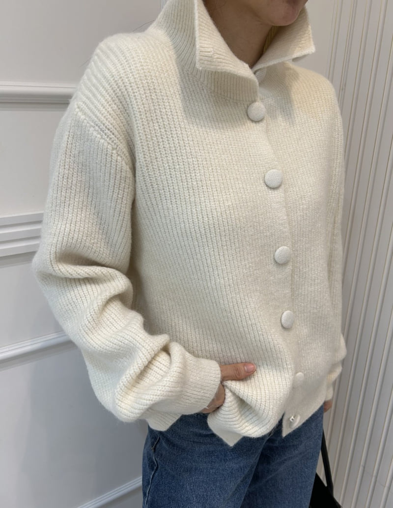 Pearls room - Korean Women Fashion - #momslook - High-Neck Knit - 11