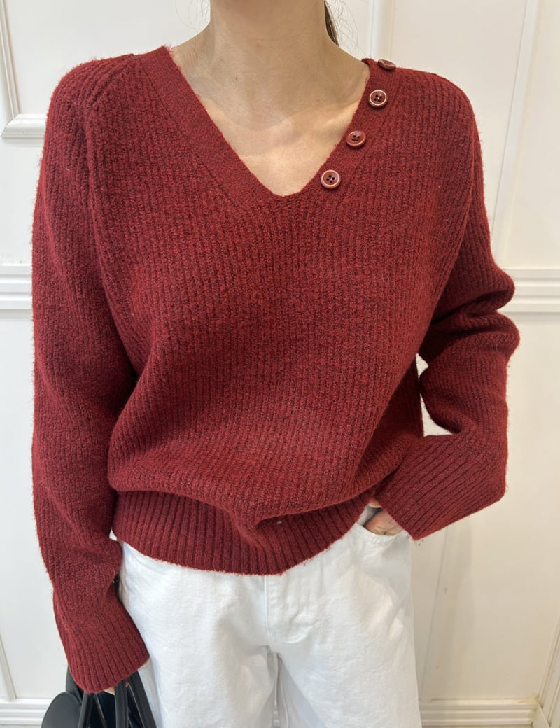 Pearls room - Korean Women Fashion - #thelittlethings - Scarf Set Knit - 8
