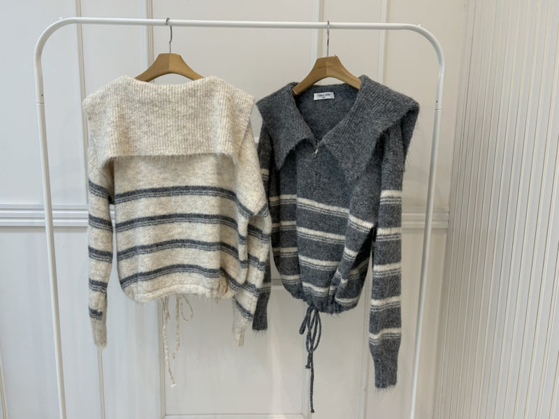 Pearls room - Korean Women Fashion - #womensfashion - Sailor Knit - 11