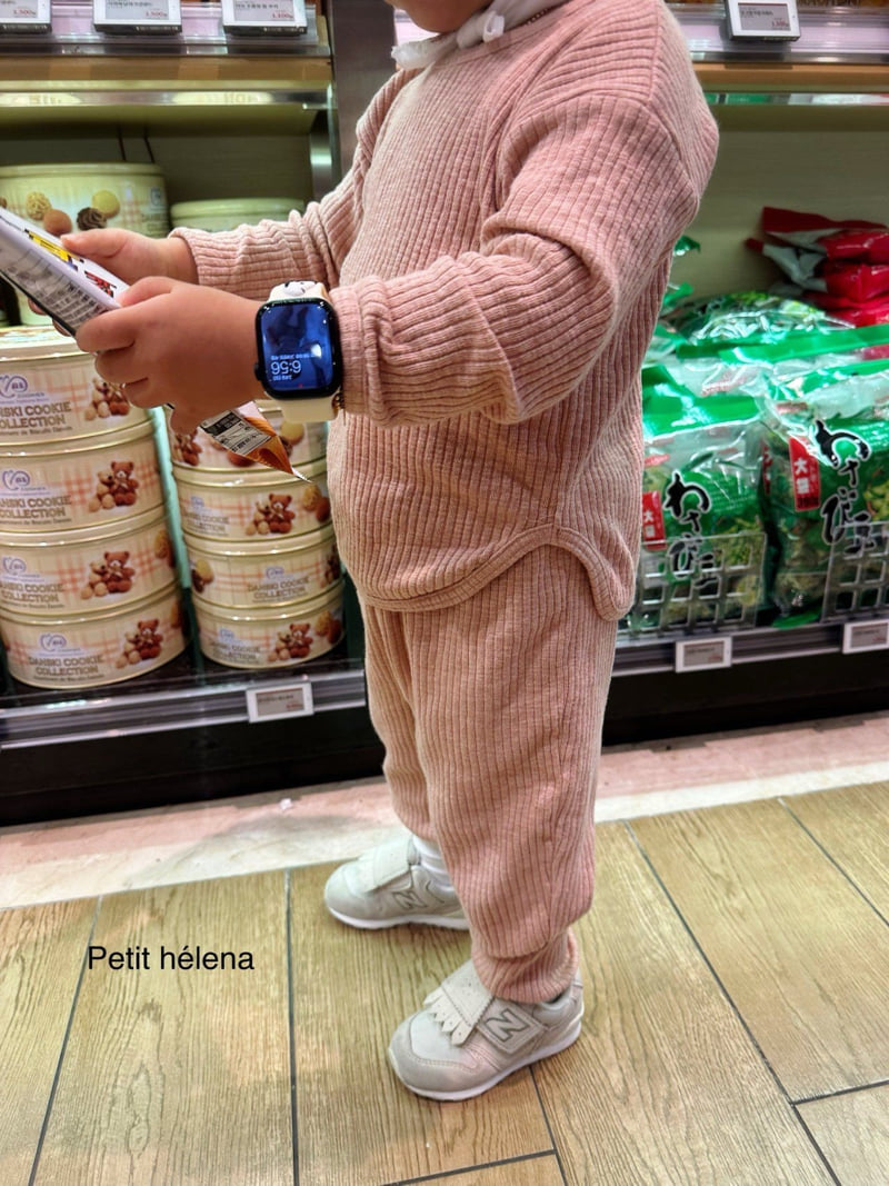 Petit Helena - Korean Children Fashion - #Kfashion4kids - Mackin Ribbed Set - 8