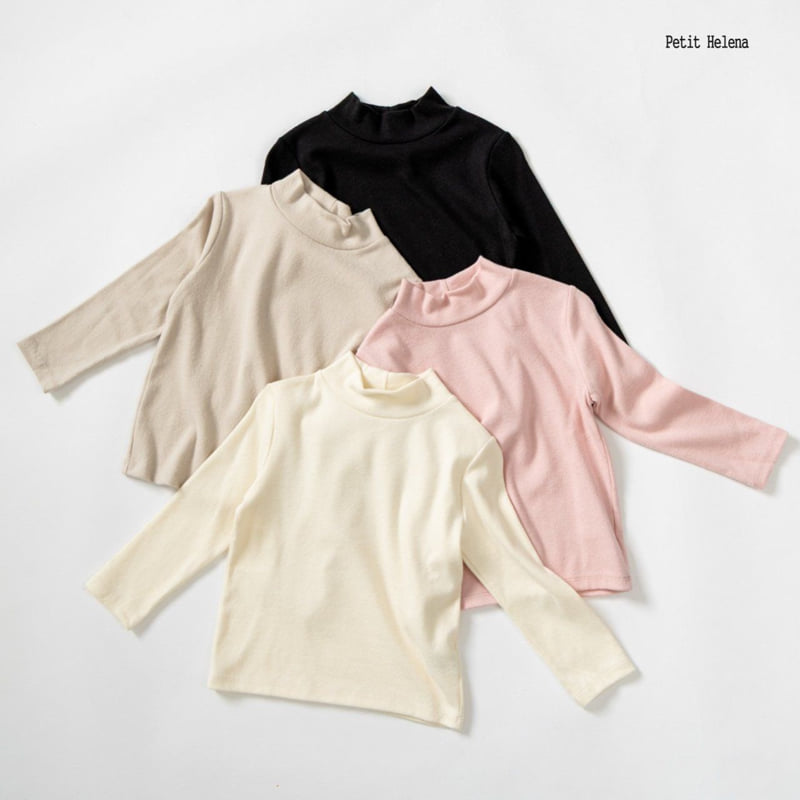 Petit Helena - Korean Children Fashion - #Kfashion4kids - Shard Mock Neck Tee - 3