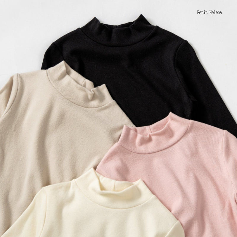 Petit Helena - Korean Children Fashion - #childofig - Shard Mock Neck Tee - 9