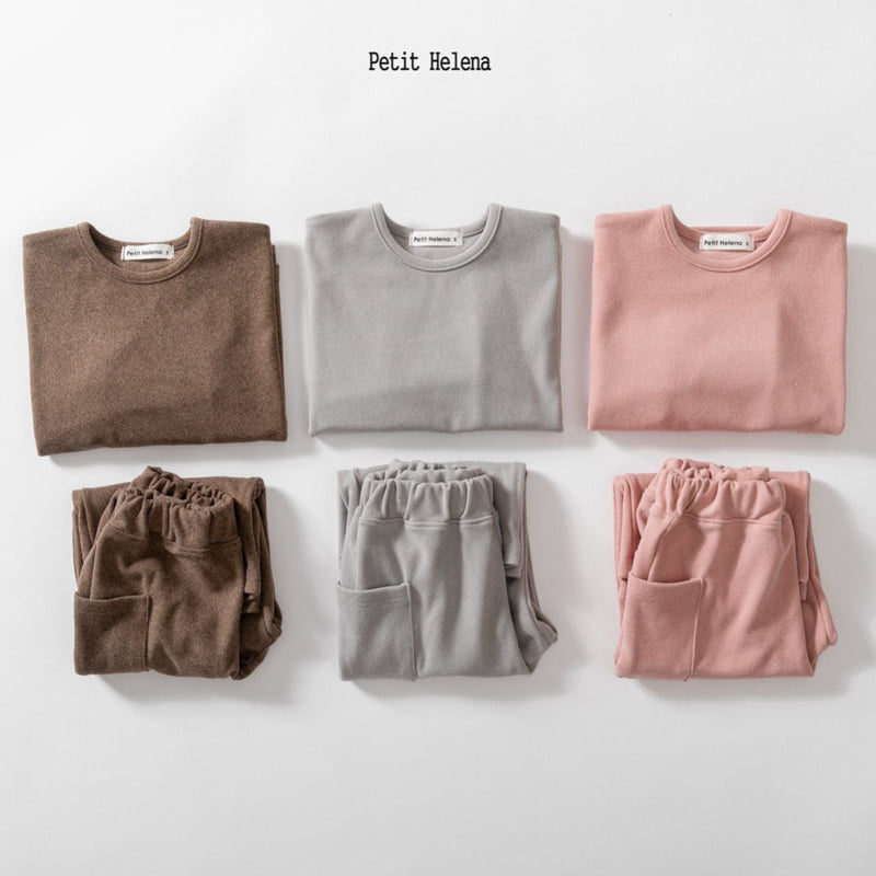 Petit Helena - Korean Children Fashion - #childrensboutique - Square Stretch Top Bottom Set - 9