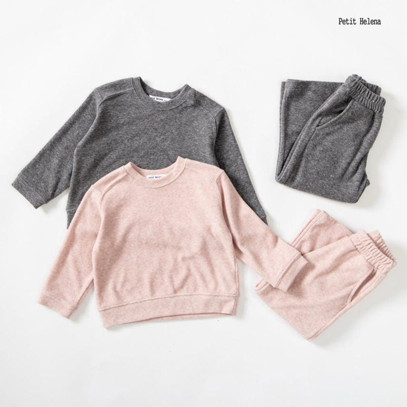 Petit Helena - Korean Children Fashion - #designkidswear - Cornell Terry Top Bottom Set