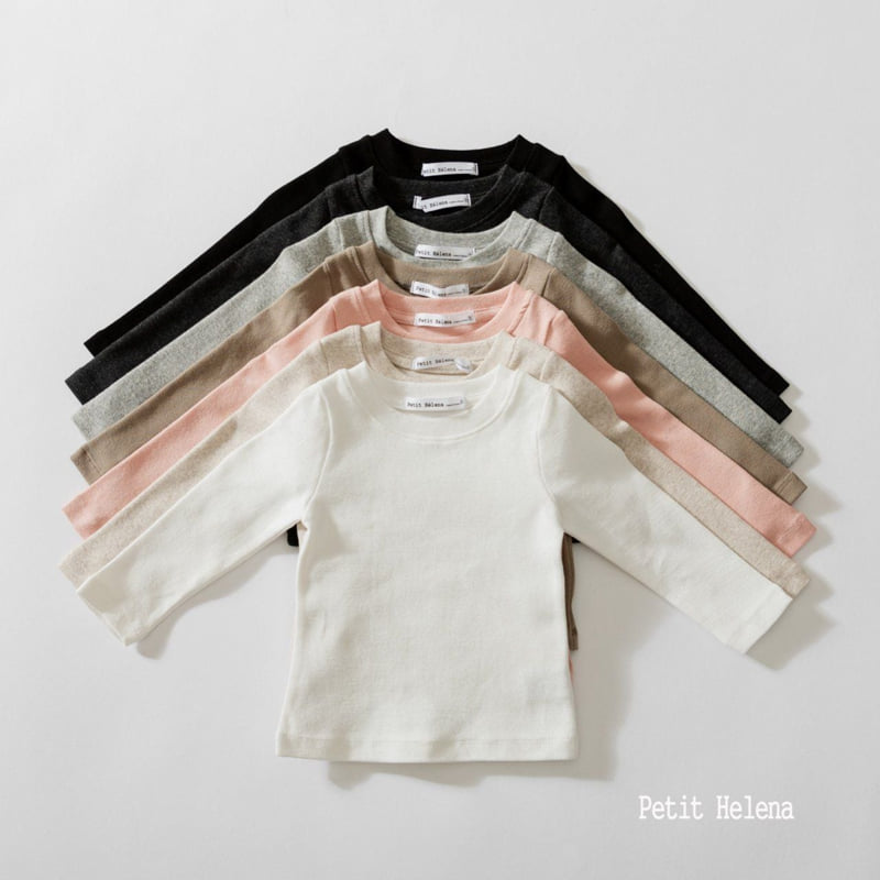 Petit Helena - Korean Children Fashion - #designkidswear - Pima Round Tee - 5