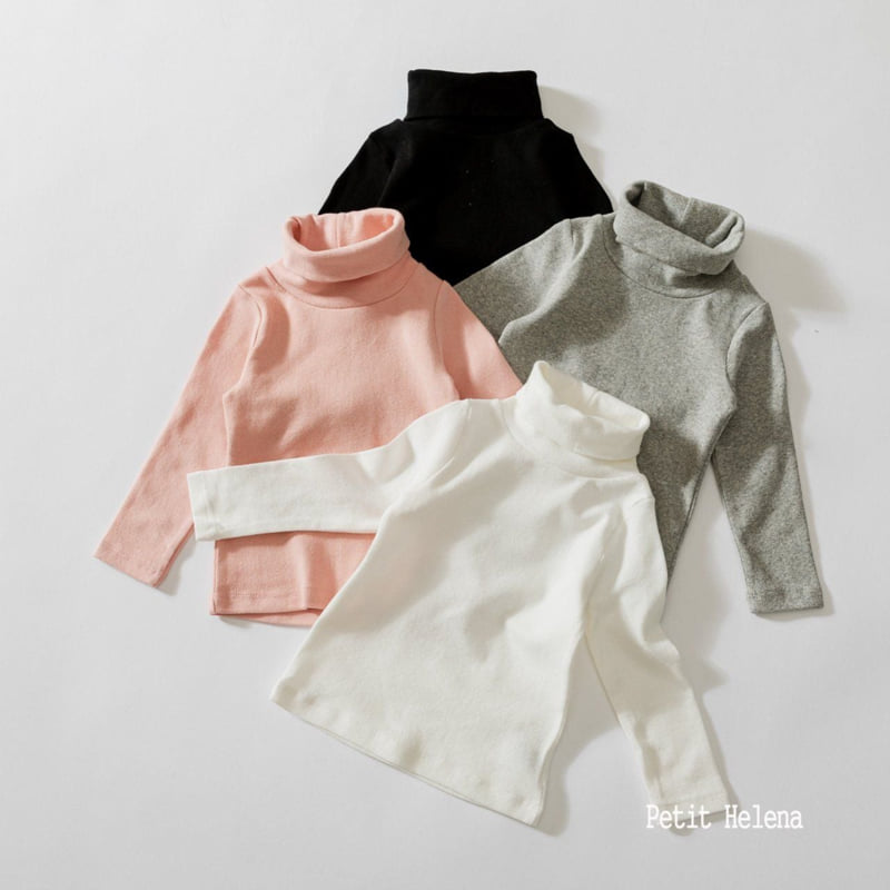 Petit Helena - Korean Children Fashion - #childrensboutique - Pima Turtleneck Tee - 4